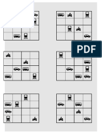 4x4 Sudoku Şablonu - Şekiller