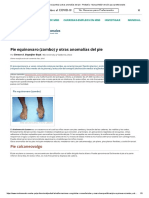 Pie Equinovaro (Zambo) y Otras Anomalías Del Pie - Pediatría - Manual MSD Versión para Profesionales