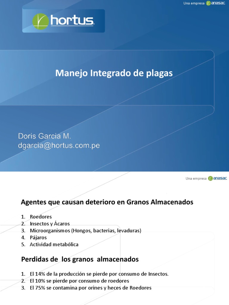 Control de Insectos en Granos Almacenados | PDF | Insectos | Pesticida
