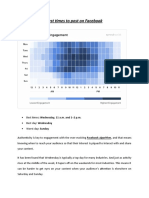 Timings To Post On Facebook & Instagram