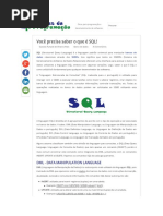 Você Precisa Saber o Que É SQL! - (Dicas de Programação)