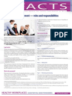 Risk Assessment - Roles and Responsibilities: Healthy Workplaces