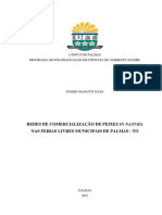 Redes de Comercialização de Peixes in Natura Nas Feiras Livres Municipais de Palmas - To