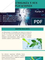 Biotecnología: Aplicaciones y regulación