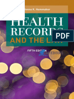 Health Records and The Law 5th Edition