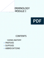Medical Terminology Basics-Module I