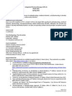 Course Description: Integrated Pharmacotherapy 3 (PTX 3) PHAR 7483 Spring 2019