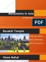 Monuments in Asia: by Rupa Durga