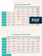Cronograma de Estudos Oab