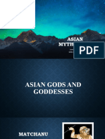 ASIAN MYTHOLOGICAL GODS AND THEIR TALES