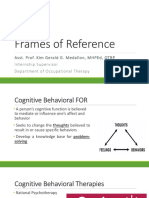 Frames of Reference in Occupational Therapy