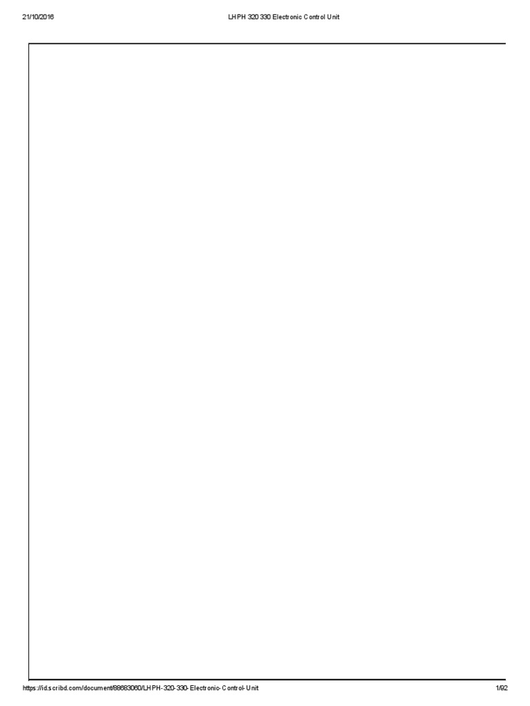 LHPH 320 330 Electronic Control Unit PDF