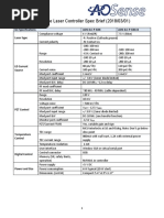 Aosense Laser Controller Spec Brief (2018/03/01) : PZT Mod