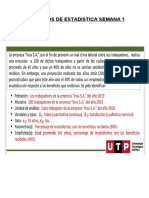 Ejercicios de Estadistica Semana 1