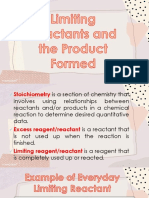 Limiting Reactants and The Product Formed