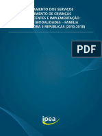 IPEA - Reordenamento Dos Serviços de Acolhimento de Crianças e Adolescentes - 2021