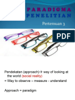 Survey: Paradigma Penelitian