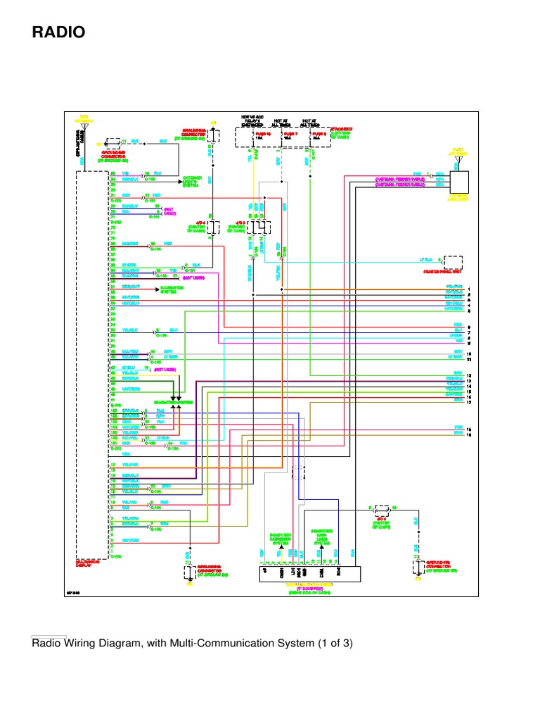 Mitsubishi Outlander Radio Wiring Diagrams PDF Electronics