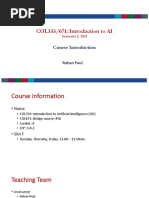 COL333/671: Introduction To AI