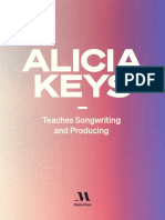 Alicia Keys: Teaches Songwriting and Producing