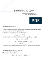 PCM Bandwidth and QAM: U.K.P. Mihiranga (MBA in MOT, B.Sc. Eng. (Hons), PMP-PMI (USA), AMIESL)