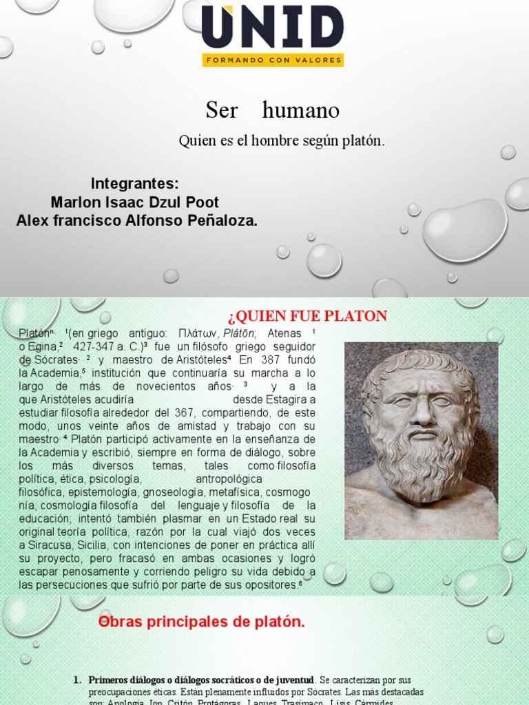 Platón y la esencia del ser humano | PDF | Platón | Conocimiento