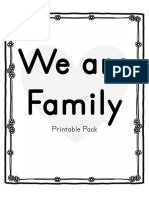 Family Printable Worksheets Color 2