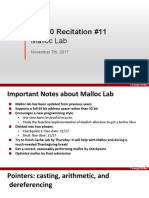 18-600 Recitation #11: Malloc Lab