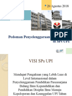 Panduan Akademik SPs UPI 2018 (Untuk Pembukaan PraPerkuliahan)