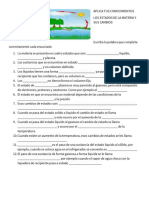 Actividad Estados de La Materia