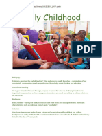 Early Childhood: s10024670 - Matheus Felipe Lessa Oliveira - CHCECE017 - EYLF Poster