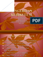 PENGERTIAN KURIKULUM