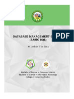 Database Management System 1: (Basic SQL)