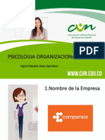 Actividad No 1 - Psicologia Organizacional