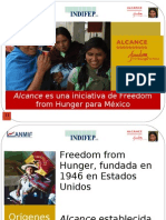 Presentación Freedom From Hunger - Alcance