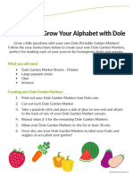 Grow Your Alphabet With Dole