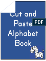 Alphabet Cut and Paste Book A