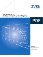 Life Behaviour of Discharge Lamps For General Lighting: Support For Planning and Maintenance
