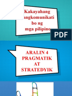 Grade 11 Aralin 4 Pargmatik at Stratejik