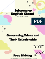 Generating Ideas and Their Relationship