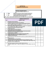 Daftar Tilik Imunisasi Dan SOP DDST