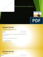 Examen Parcial Cálculo Elementos Máquinas UNI