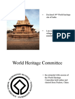 Declared 39 World Heritage Site of India
