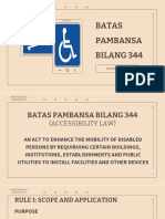 Batas Pambansa Bilang 344: Accessibility Law