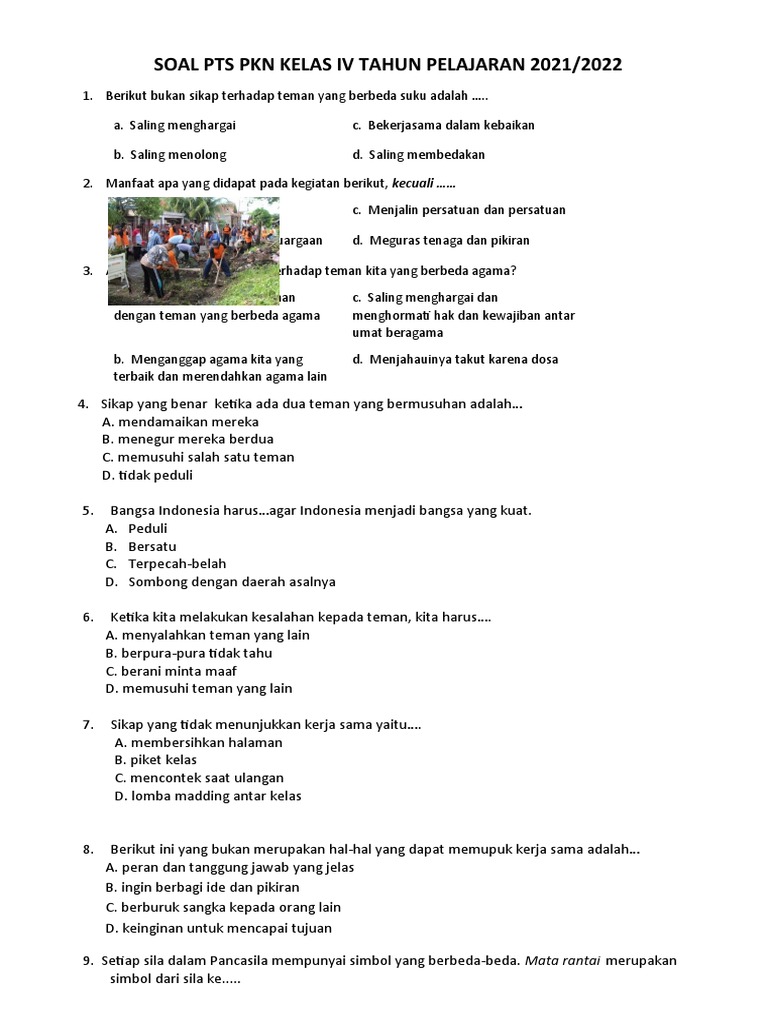 Sikap Toleransi dalam PKN Kelas IV | PDF