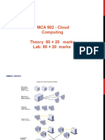 MCA 502 - Cloud: Computing Theory 80 + 20 Marks Lab: 80 + 20 Marks