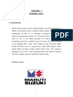 Maruti Suzuki Project PDF Free