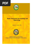 Basic Financial Accounting and Reporting: Ishmael Y. Reyes, CPA