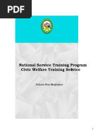 National Service Training Program Civic Welfare Training Service 1