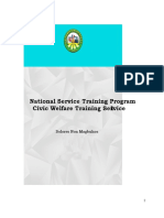National Service Training Program Civic Welfare Training Service 1